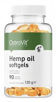 Přírodní produkt OstroVit Hemp Oil 90 cps.