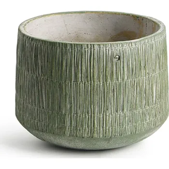 Obal na květináč Obal beton pr.20cm zelená (536577)