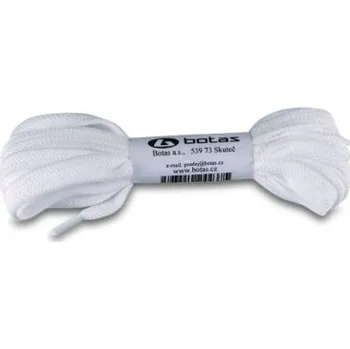 Tkaničky do bot BOTAS tkaničky KRASO PS8B bílé 180cm