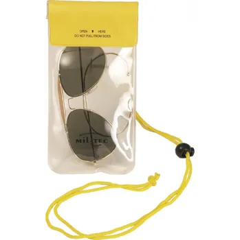 Mil-tec Voděodolné pouzdro na krk 95 x 195 mm žluté