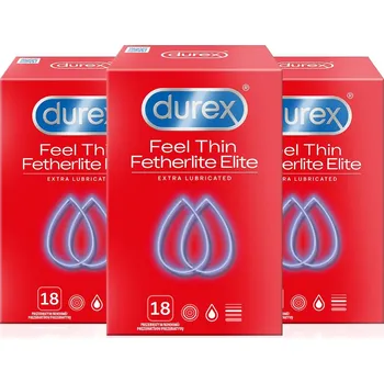 Kondom Durex Feel Thin Extra Lubricated 54 ks