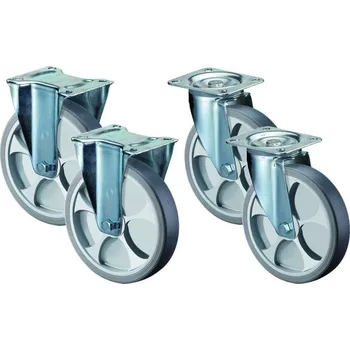 Pojezdové kolečko Kola Pirkl Gumová kolečka 100 mm 4 ks