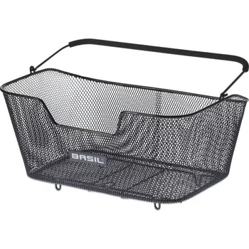 košík na kolo koš BASIL Base L nosičový drátěný černý (koš BASIL Base L nosičový drátěný černý)