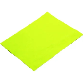 Filc řezaný 20x25cm/1,5mm, neonově žlutý