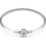 Elenys stříbrný rhodiovaný náramek na přívěsky Třpytivá sedmikráska Velikost: 21 cm