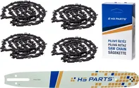 HS Parts PO16-50NRC vodící lišta 40 cm + 4 x pilový řetěz