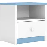 Dětský noční stolek Babydreams 40 cm modrý