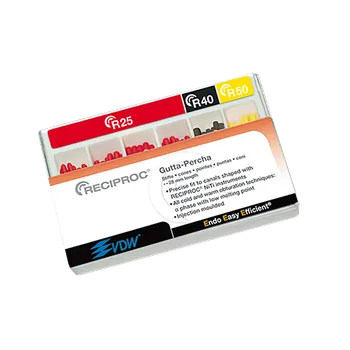 VDW Reciproc gutaperčové čepy, 60 ks Varianta: R40