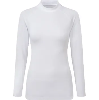 Dámské tričko FootJoy W spodní triko Mapped Base Layer Mock bílé: Dámské XL