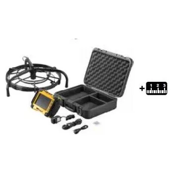 Čistič odpadu Kamerový inspekční systém CamSys Set S-Color 20 H s hlasovým záznamem REMS 175302 (Rems 175302 Elektronický kamerový inspekční systém s 20m posuvným kabelem)