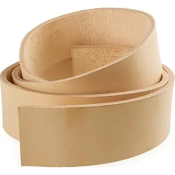 Karnevalový doplněk imago Hovězí kůže na opasek - přírodní, 4 cm, délka 130 cm