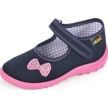 Dívčí bačkory NAZO PPHU Domácí obuv, papučky-přezůvky 009DB Velikost: 20