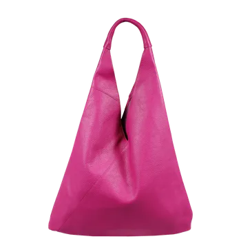 Kabelka NovaKabelka.cz Kožená italská kabelka Alma Fuxia