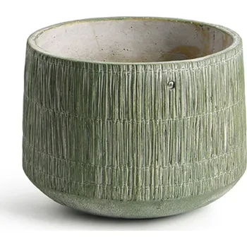 Obal na květináč Obal beton pr.16,5cm zelená (536584)