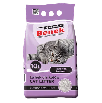Podestýlka pro kočku BENEK Super levandule 10 l x 2 (20 l)