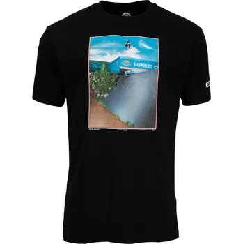 Pánské oblečení INDEPENDENT triko - Sunset Carwash T-Shirt Black (BLACK)