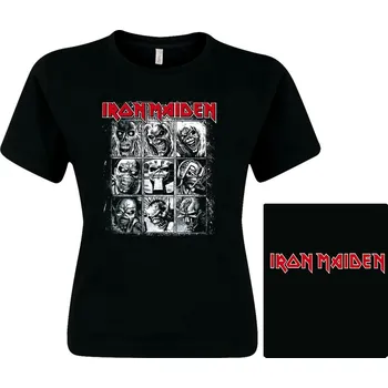 dámské triko Iron Maiden - Eddie Faces