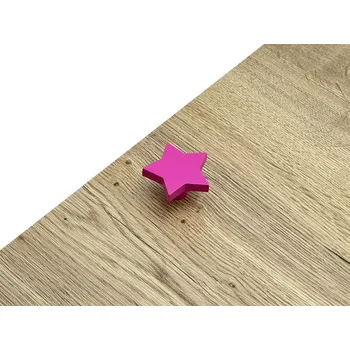Nábytkové kování In-Design Nábytková knopka Hvězdička růžová
