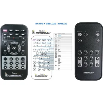 Dálkový ovladač General MEDION MD82669 - náhradní dálkový ovladač