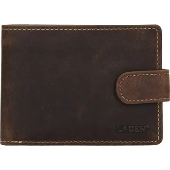 Pánská hnědá peněženka - LAGEN (Pánská kožená peněženka LAGEN)