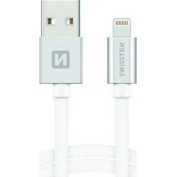 Datový kabel Lightning pro iPhone 2m stříbrný