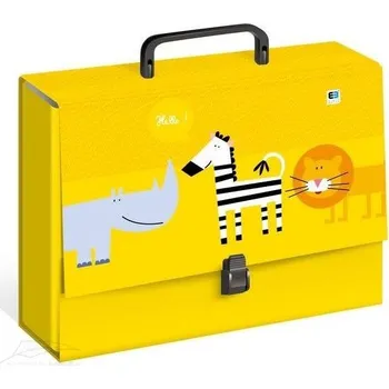 Školní kufřík Interdruk Kufřík zapínací s rukojetí B&B C4 Kids yellow