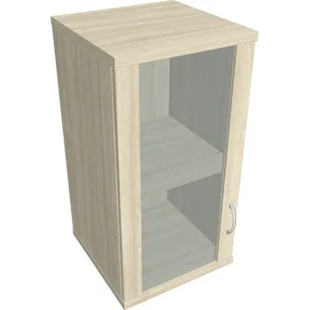 Kancelářský vozík HOBIS skříň policová dvéřová horní - S 2 40 02 L H, akát + doprava zdarma