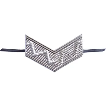 ARMÁDNÍ ORIGINÁL ČSLA Odznak ČSLA kolejnička rozlišovací stříbrná široká litá