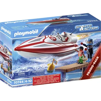 Stavebnice Playmobil Playmobil 70744 Motorový člun s podvodním motorem