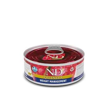 Krmivo pro kočku N&D CAT QUINOA Adult Weight Mnmgmt Lamb & Brocolli 80g