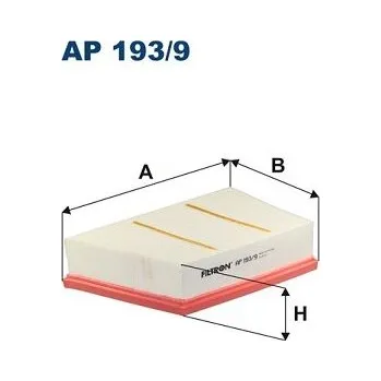 Vzduchový filtr Vzduchový filtr FILTRON AP 193/9