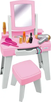 Toaletní stolek ecoiffier Dětský toaletní stolek růžový + příslušenství