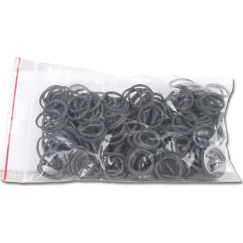 WALDHAUSEN Gumičky na hřívu Waldhausen, 50 g, černé