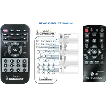 Dálkový ovladač General LG COV30849810 - náhradní dálkový ovladač