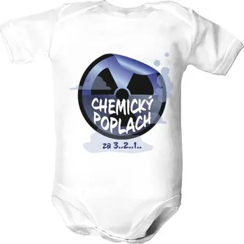 Kojenecké oblečení Dětské body s potiskem Chemický poplach dětské