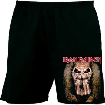 Pánské kraťasy bermudy, kraťasy Iron Maiden - finger