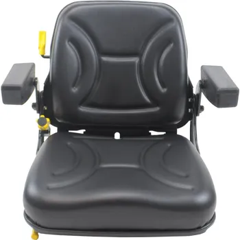 Sedadlo Sedačka mechanicky odpružená s loketními opěrky pro vysokozdvižné vozíky a stavební stroje