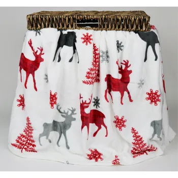 deka JAHU s.r.o. Deka mikroflanel JELEN ČERVENÝ 150 x 200