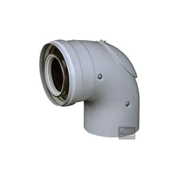 Regulus Koleno 90° 80/125 lité s kontrolním otvorem 8432