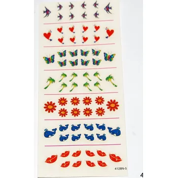 Karnevalový doplněk Tetování na nehty číslo4