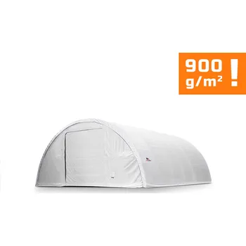 Zahradní stavba Plachtová hala šířka: 9,15 m, délka: 12 m, výška: 4,5 m, PVC 900g/m2, BÍLÁ, vratový naviják Expedice do 24 hodin