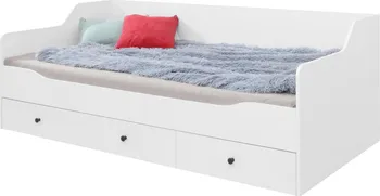 Dětská postel Meblar BE13 90 x 200 cm Bergen bílá/bílý lesk