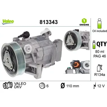 Kompresor klimatizace Kompresor, klimatizace VALEO 813343