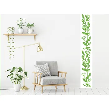 Samolepící dekorace Pruh z rostlin samolepka na zeď 11 x 70 cm