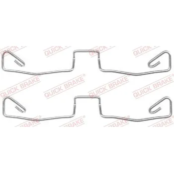 Brzdový systém Sada příslušenství, obložení kotoučové brzdy Quick Brake 109-1633