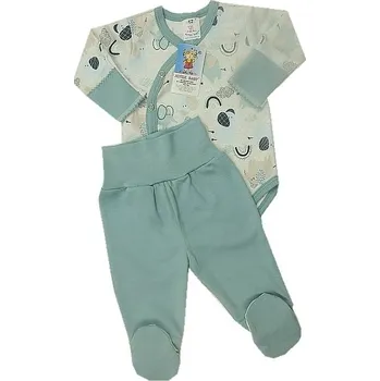 Kojenecká souprava Souprava do porodnice 2dílná - Hnědá - vel. 68