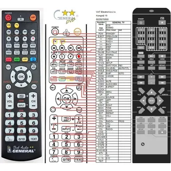 Dálkový ovladač General HYUNDAI DV5H835 - náhradní dálkový ovladač