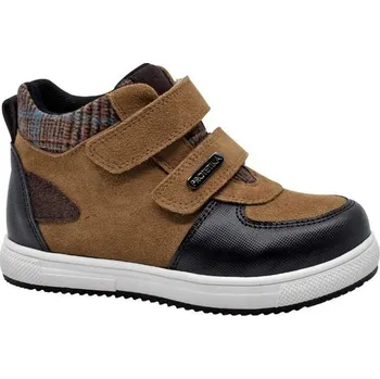 Chlapecké tenisky Dětské kožené kotníkové boty Protetika KRUS Hnědá Velikost: 34