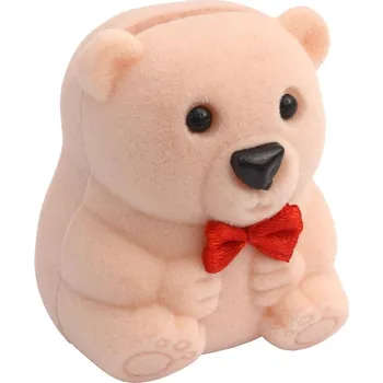 Dárková krabička Dárková krabička na dětské šperky - béžový medvídek