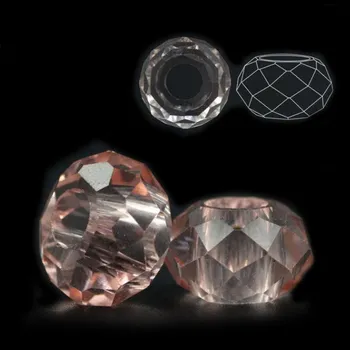 Přívěsek Šperky4U Skleněný navlékací korálek Rondelle - RD0009